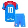 Dječji Nogometni Dres Atletico Madrid Alex Baena #10 Rezervni 2025-26 Kratak Rukav (+ Kratke hlače)